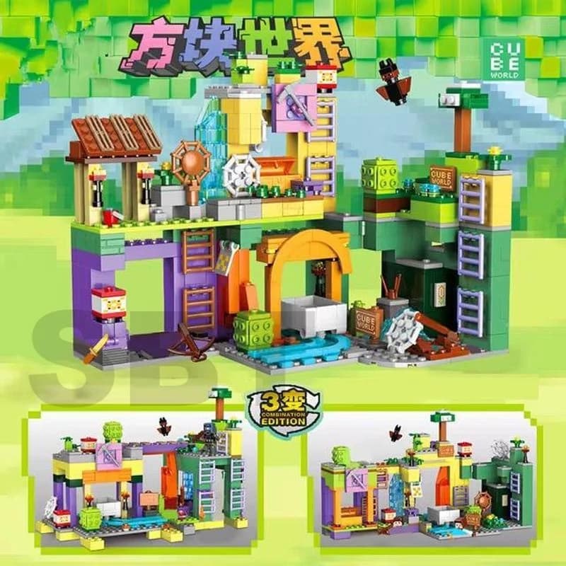 ساختنی ژگائو مدل معدن ماینکرفتی طرح Cube World Mine کد 981009 — تصویر ۲