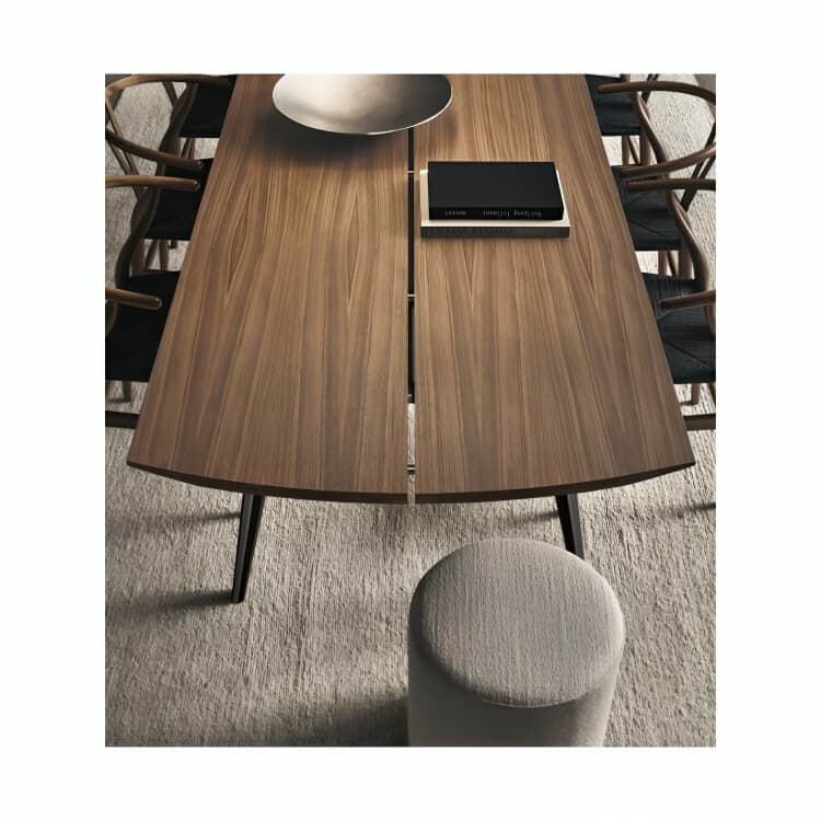 میز چوبی داینینگ لانژ مستطیل 100*250 مدل Dining(I)250 نظری — تصویر ۲