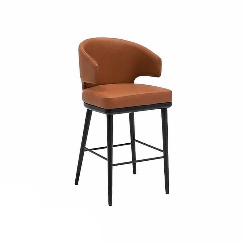صندلی کانتر کومو پایه چوبی P928B نظری