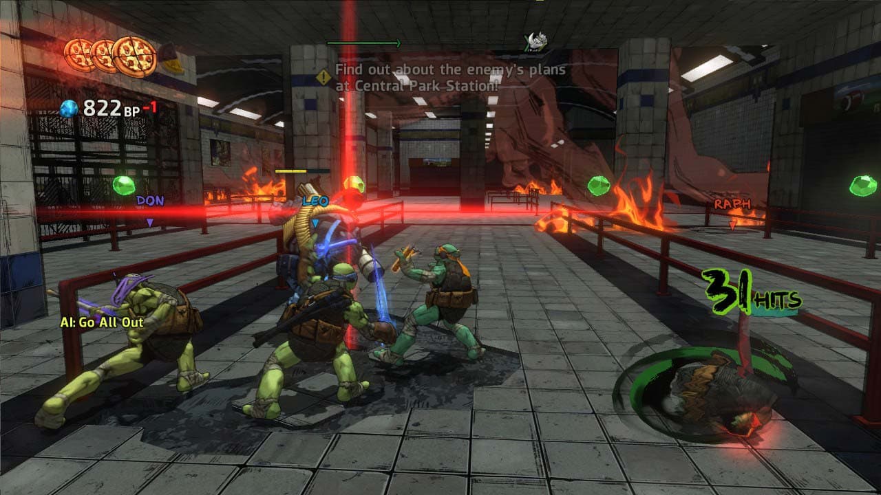 بازی کارکرده Teenage Mutant Ninja Turtles: Mutants in Manhattan برای ps4 — تصویر ۳