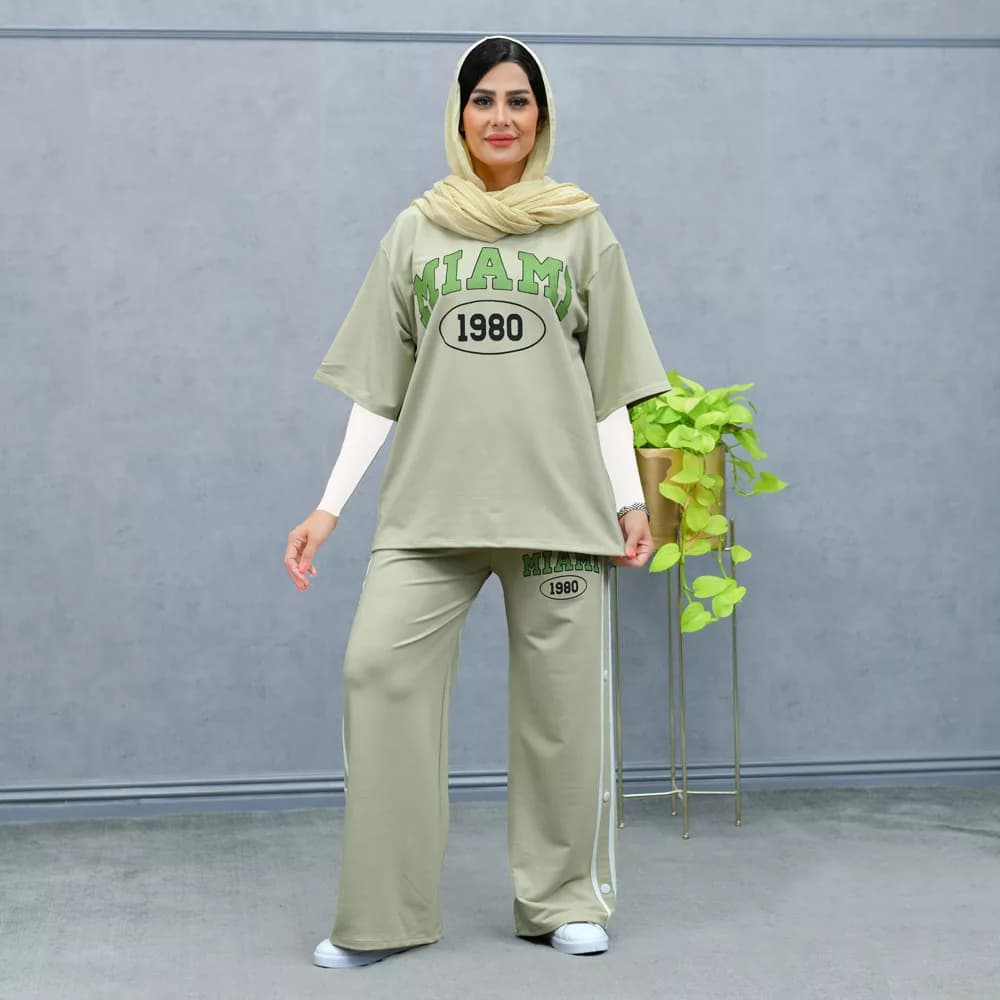 ست تیشرت و شلوار دخترانه کد 26287 — تصویر ۲