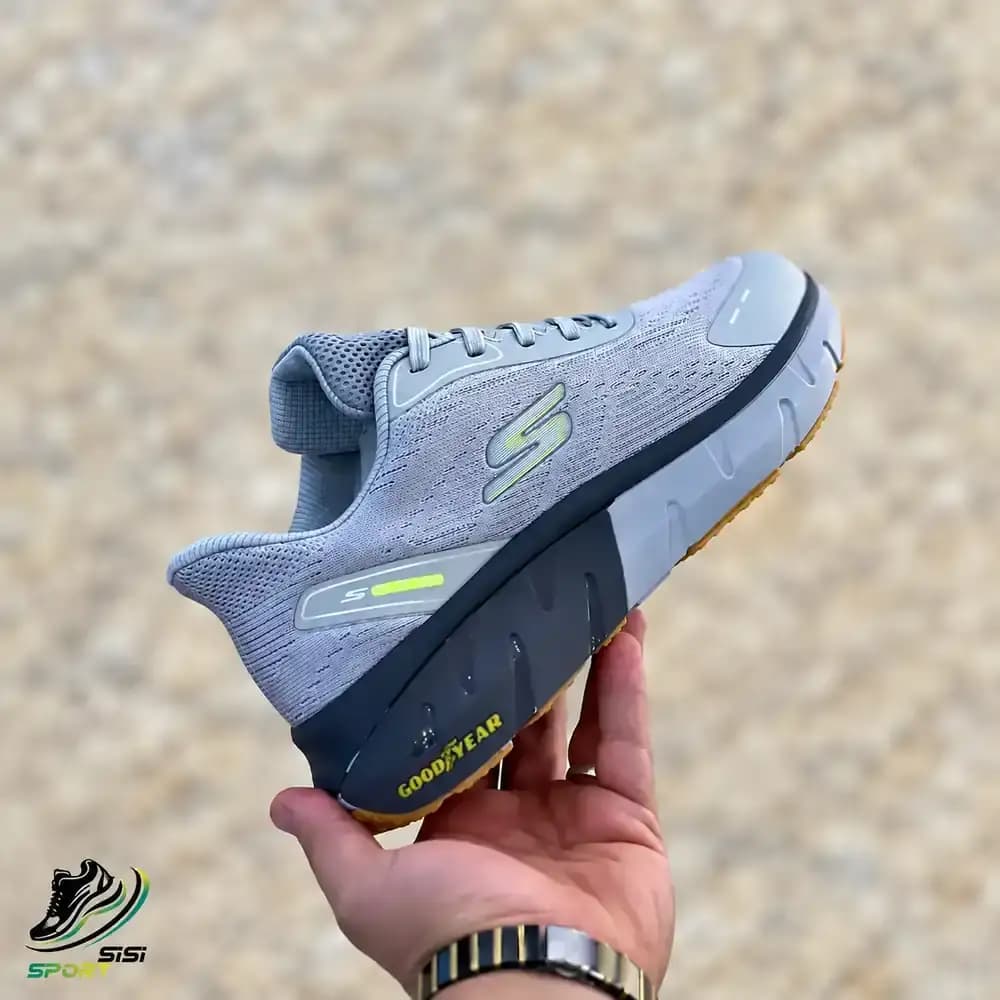 کفش مردانه اسکیچرز با زیره goodyear سفید — تصویر ۳