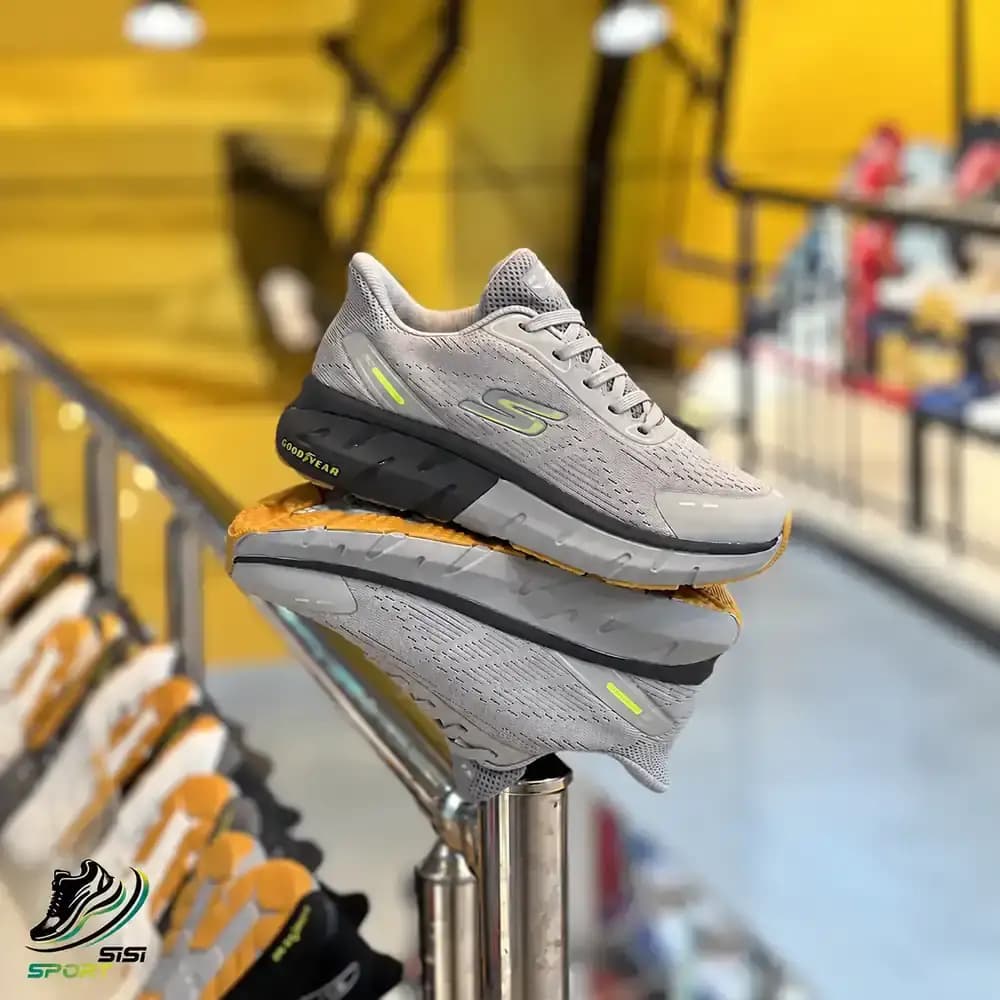 کفش مردانه اسکیچرز با زیره goodyear سفید — تصویر ۴