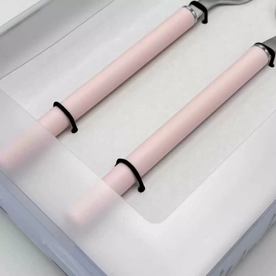 ست قاشق و چنگال اربیت 12 پارچه صورتی باریکو — تصویر ۲