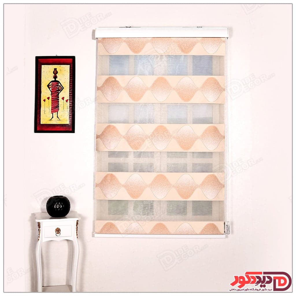 پرده زبرا مدل طرح دار ترک کد JL-186-9