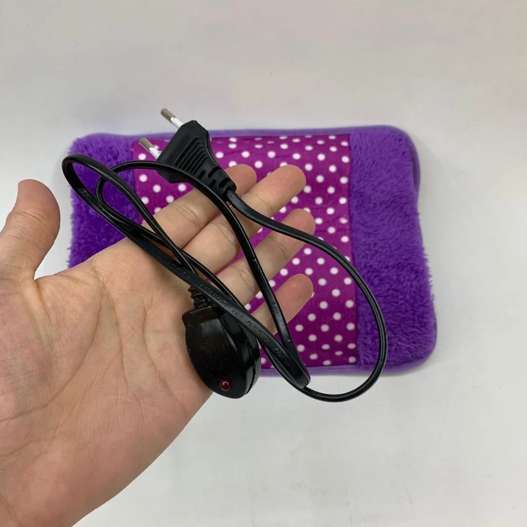 کیسه آبگرم برقی شوهوشن مخملی طرح DOTTED کد ۲۸۶ — تصویر ۴