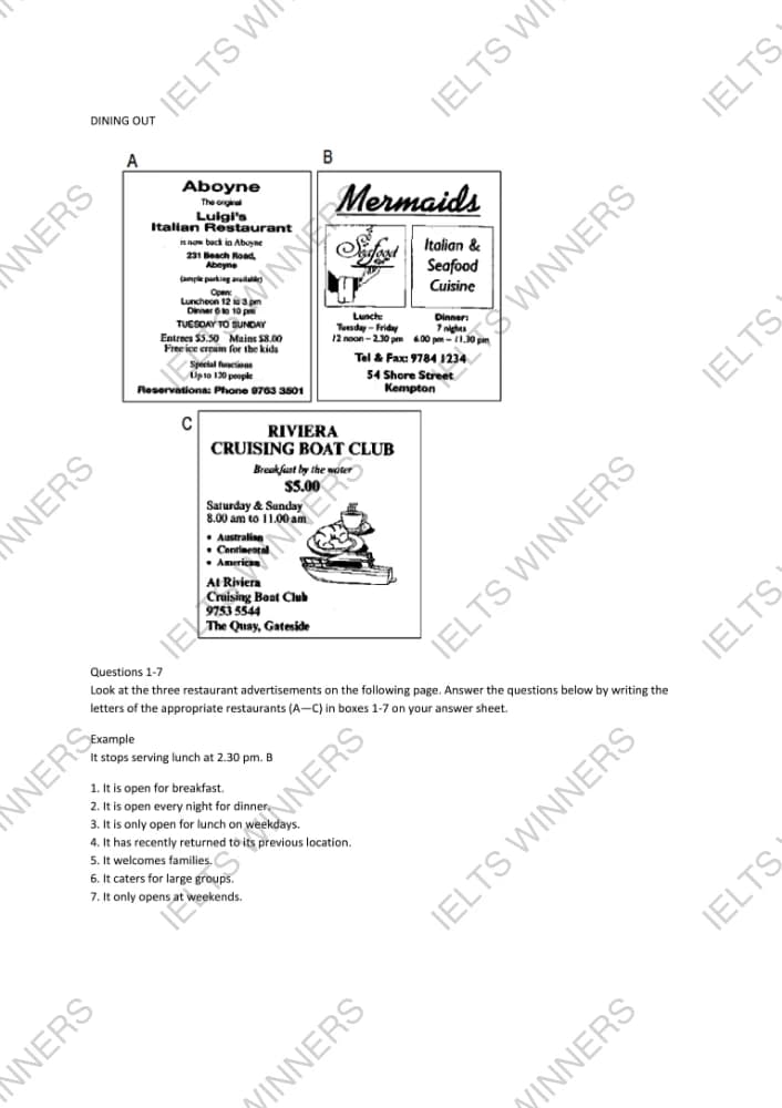 کتاب IELTS General Reading Test (آزمون ریدینگ جنرال آیلتس) نسخه انگلیسی PDF