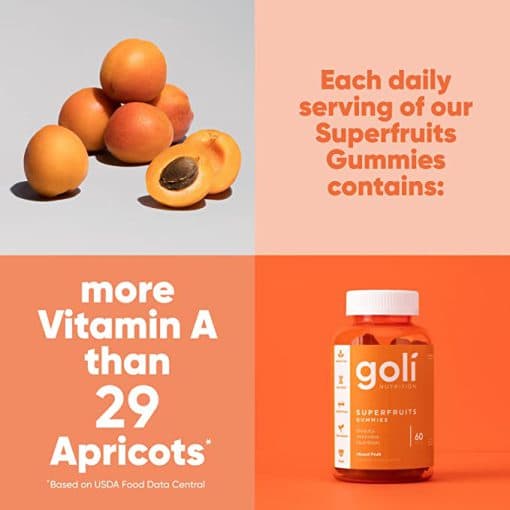 پاستیل سوپرفروت گلی نوتریشن Goli SuperFruits Beauty — تصویر ۳