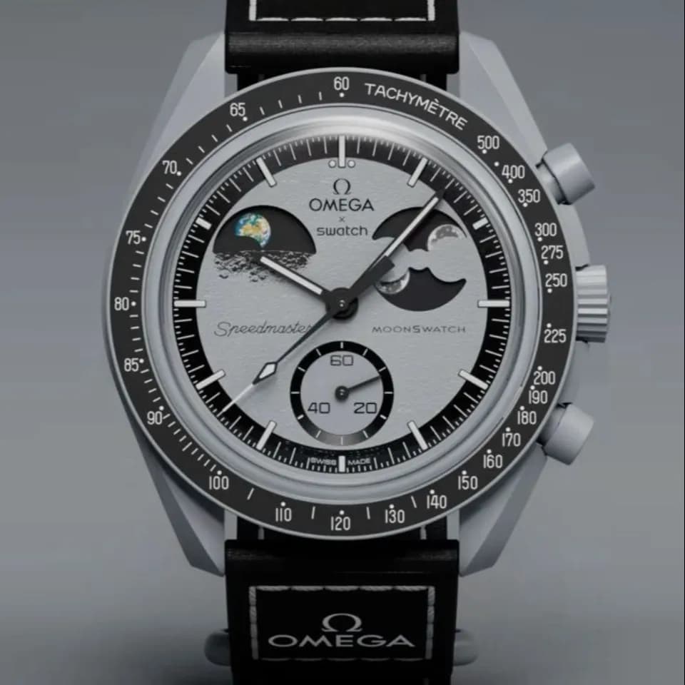 ساعت OMEGA swatch کورنوگراف در تنوع رنگ فری سایز Freesize رنگ ثابت کد zmp — تصویر ۲