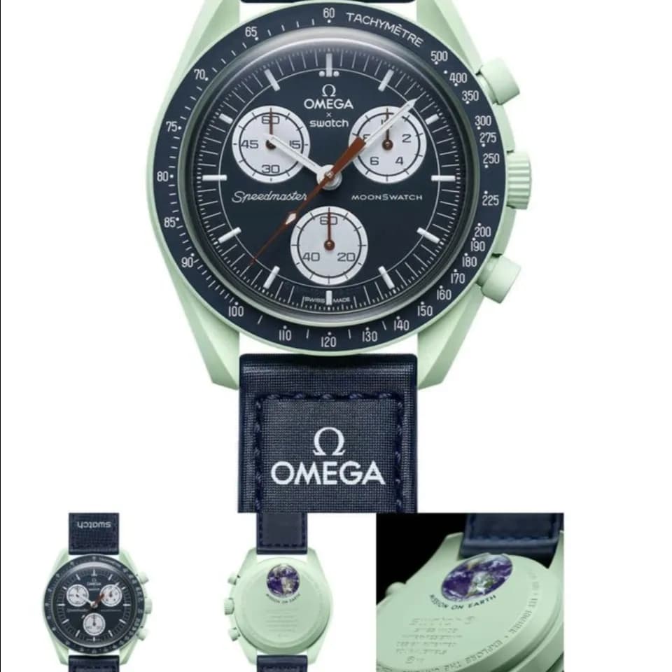 ساعت OMEGA swatch کورنوگراف در تنوع رنگ فری سایز Freesize رنگ ثابت کد zmp — تصویر ۳