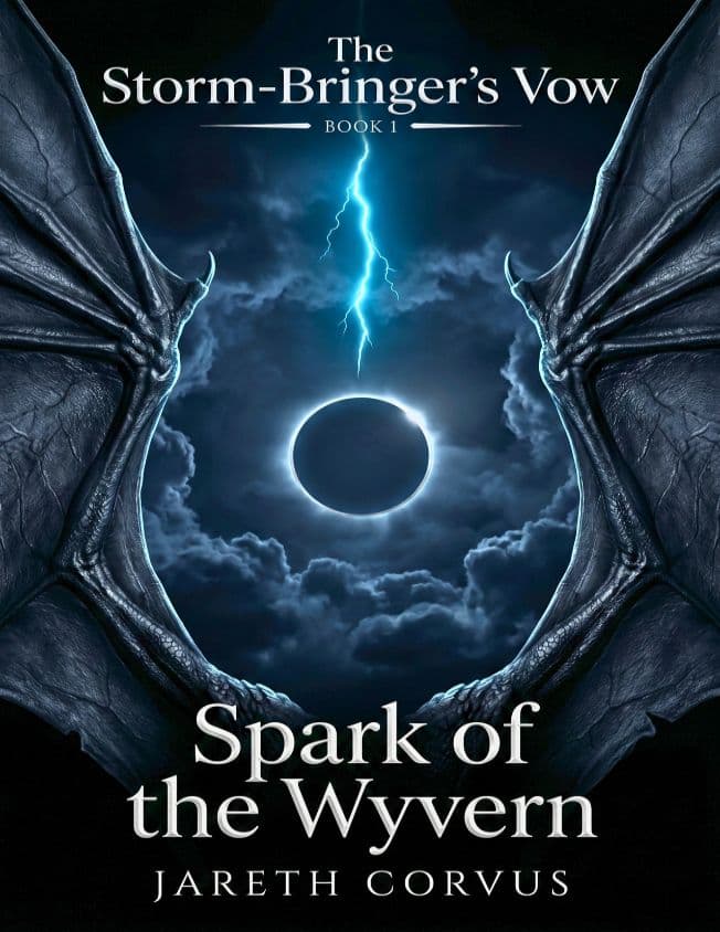 کتاب The Storm-Bringer’s Vow: Spark of the Wyvern Book 1 (سوگند طوفانآور: جرقه وایورن، کتاب اول) نسخه انگلیسی PDF | جارت کوروس