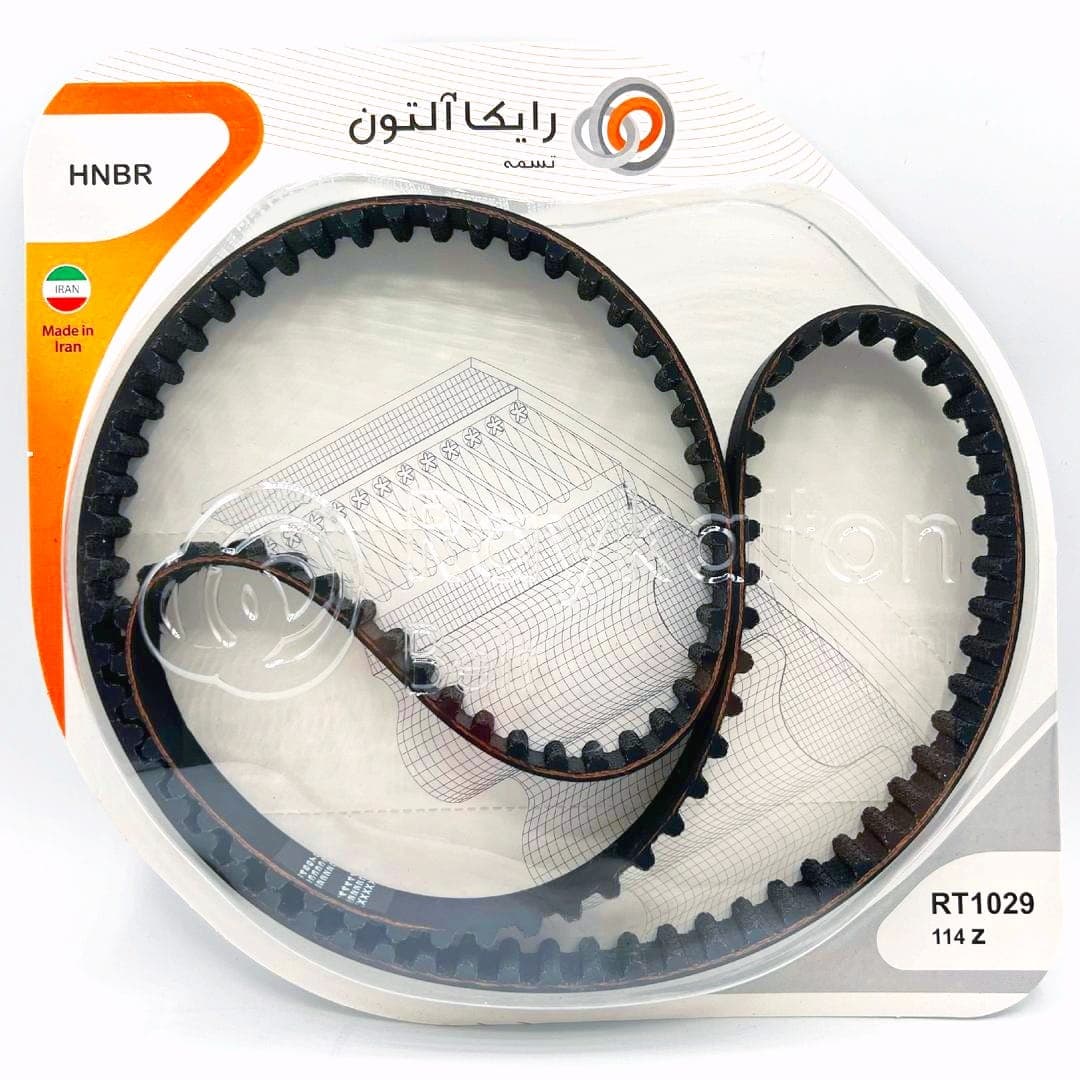 تسمه تایم رایکالتون مدل 114HNBR مناسب برای پژو پارس — تصویر ۲