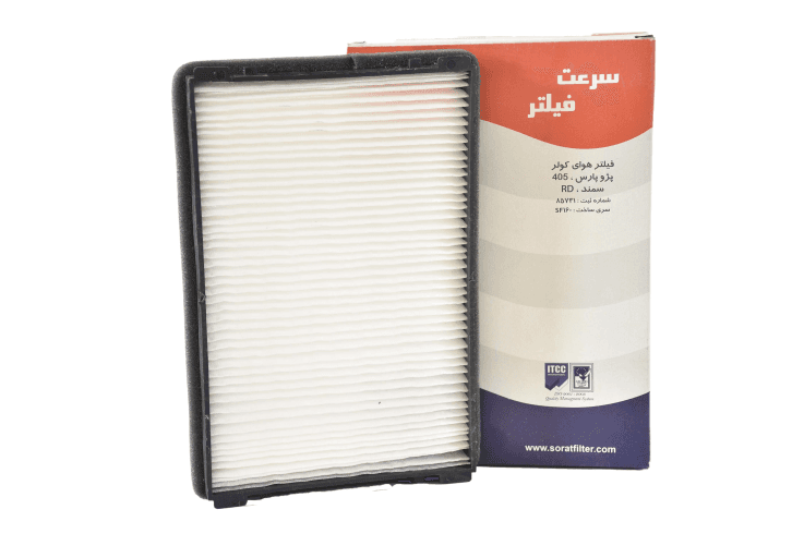 فیلتر کابین پژو 405 (با نمد مخصوص) برند سرعت فیلتر — تصویر ۲
