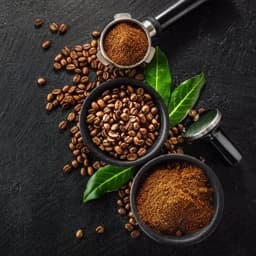 قهوه 50 50 عربیکا روبوستا 200 گرم (مخصوص موکاپات) — تصویر ۲