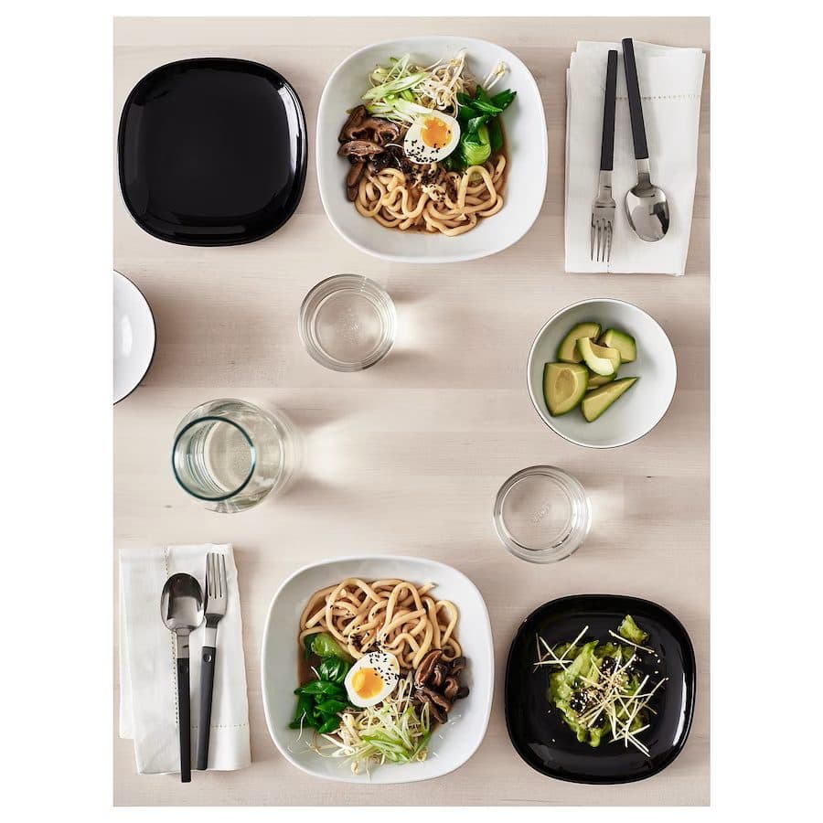 پیش دستی آرکوپال مشکی سایز 18 ایکیا IKEA-BACKIG (تکی) — تصویر ۵