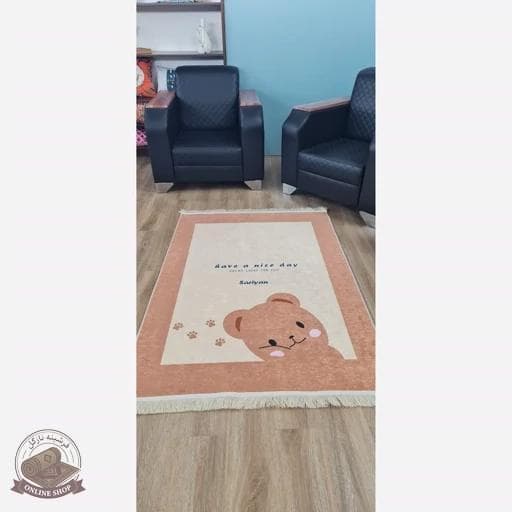 فرشینه کودک مخمل هازان ترک استُپ دار(ابعاد دلخواه) u425 — تصویر ۶
