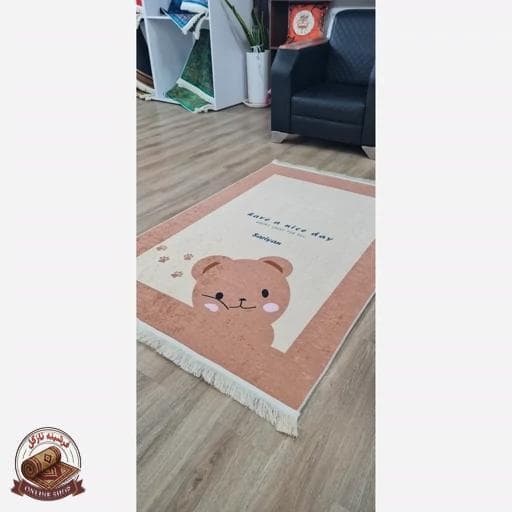 فرشینه کودک مخمل هازان ترک استُپ دار(ابعاد دلخواه) u425 — تصویر ۵