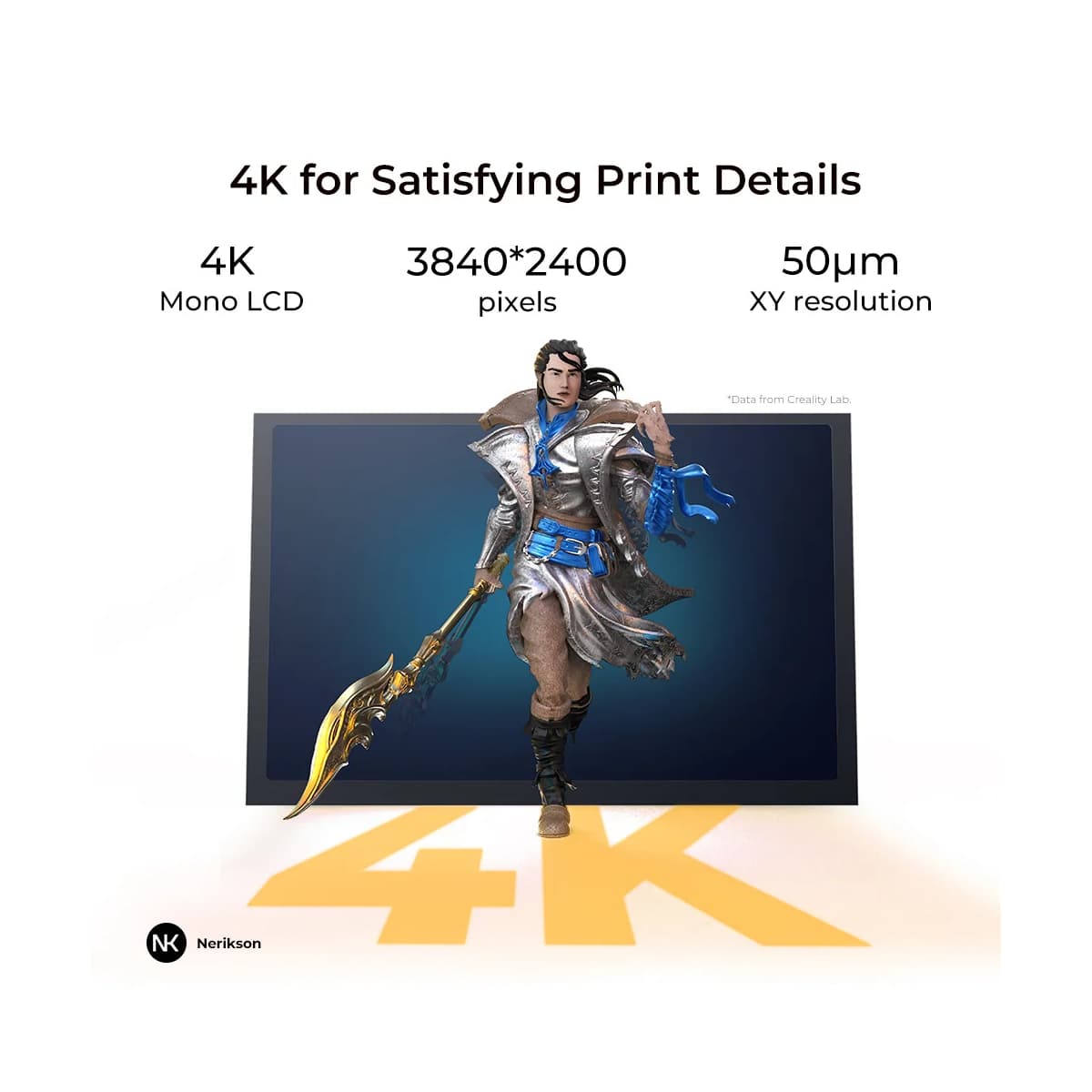 پرینتر سه بعدی کریلیتی مدل HALOT-PLAY 8.9′ 4K برند Creality — تصویر ۸