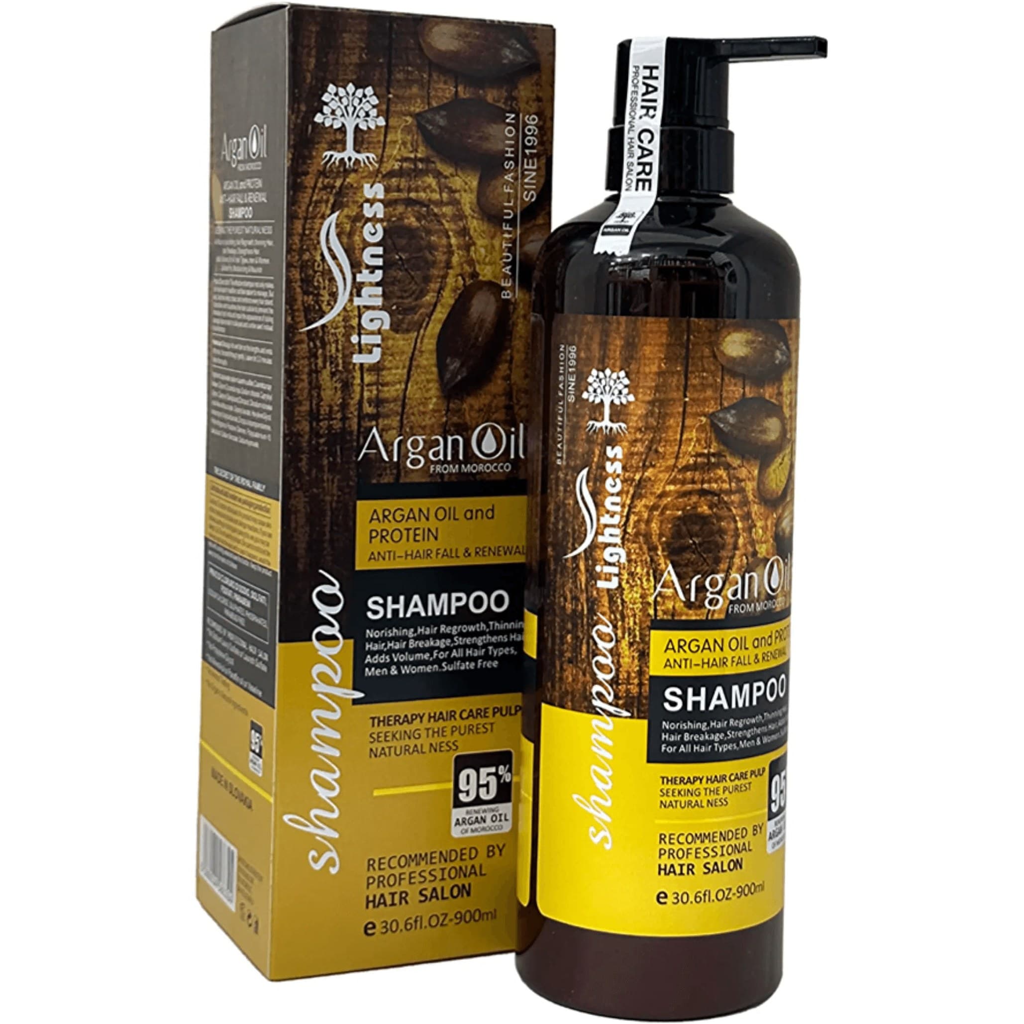 پک دو تایی شامپو و ماسک مو آرگان اویل Argan Oil لایتنس کد 1679 — تصویر ۵