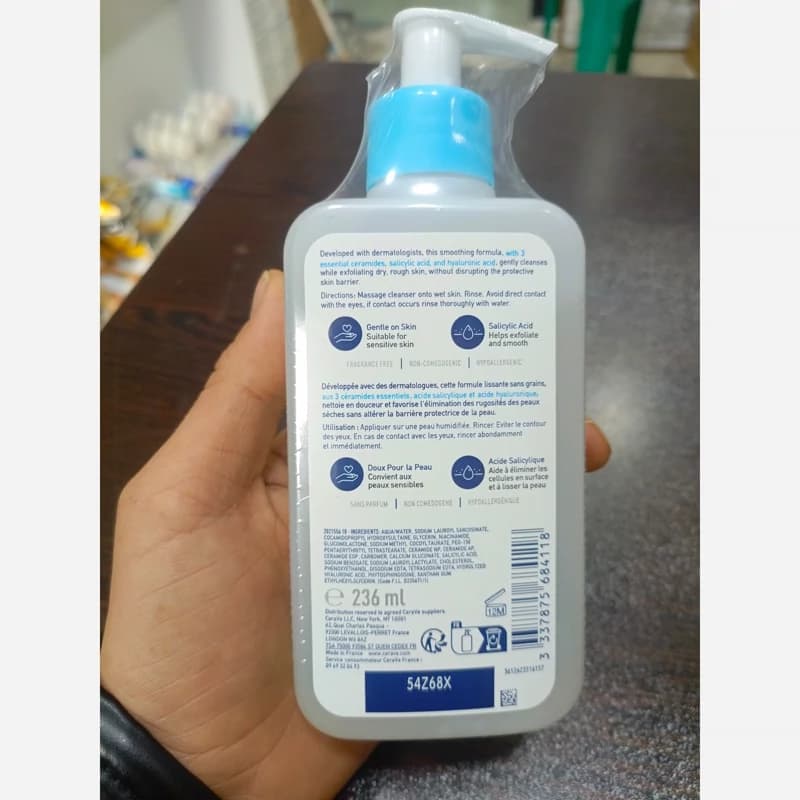 شوینده سالیسیلیک اسید سراوی 236 میل CeraVe SA Cleanser کد 1664 — تصویر ۳