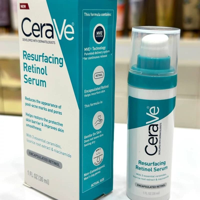 سرم رتینول بازسازی کننده پوست سراوی CeraVe حجم 30 میل کد 1656 — تصویر ۳