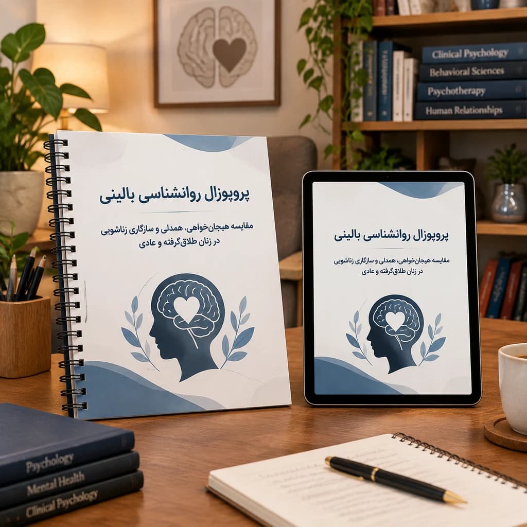 دانلود فایل متنی نمونه پروپوزال روانشناسی بالینی ( نسخه پی دی اف PDF)