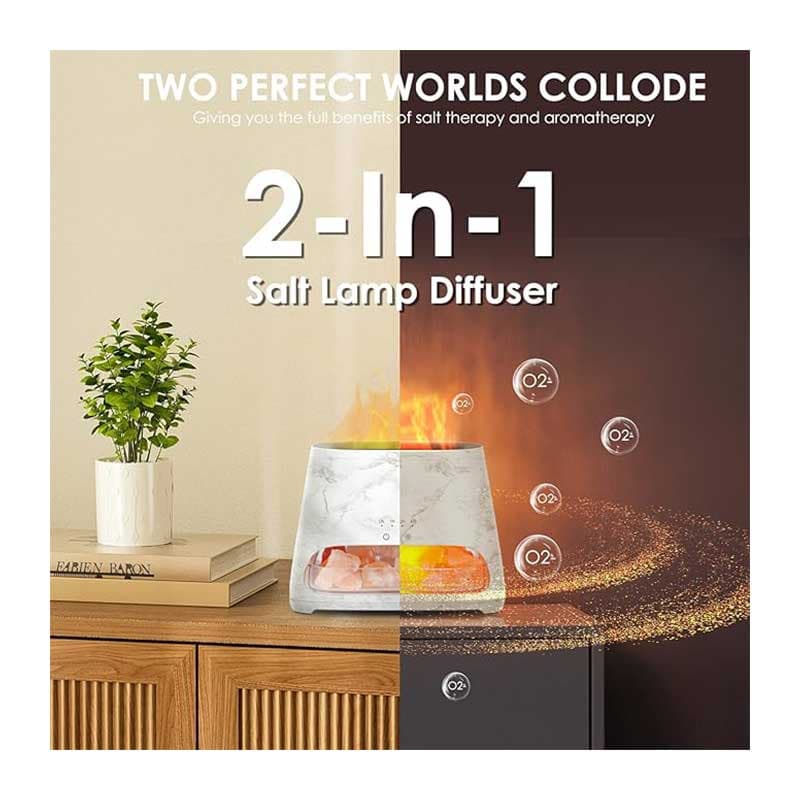 بخور سرد سنگ نمک مدل Aromatherapy Diffuser برند SALKING — تصویر ۴