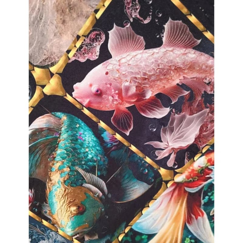 تشک مهمان راما مدل لوکس طرح ماهی رنگی کد 23 یک نفره سایز 90×190 سانتی متر بسته ۲ عددی — تصویر ۲