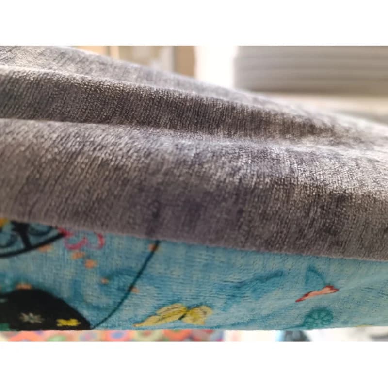تشک مهمان مدل مخمل طرح فانتزی کد 22 یک نفره سایز 90×190 سانتی متر — تصویر ۴