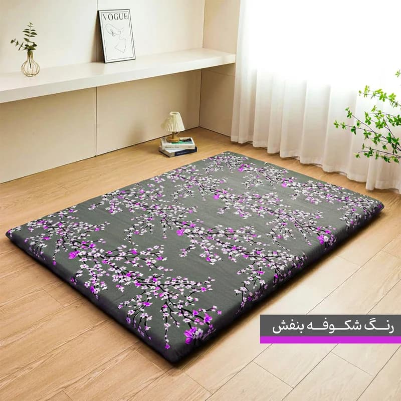 تشک مهمان آنیسا مدل شکوفه یکنفره سایز 85×185 سانتی متر — تصویر ۳