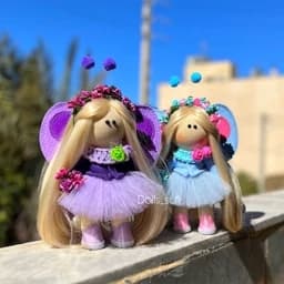 عروسک روسی / عروسک دست ساز پروانه(پس کرایه) — تصویر ۲