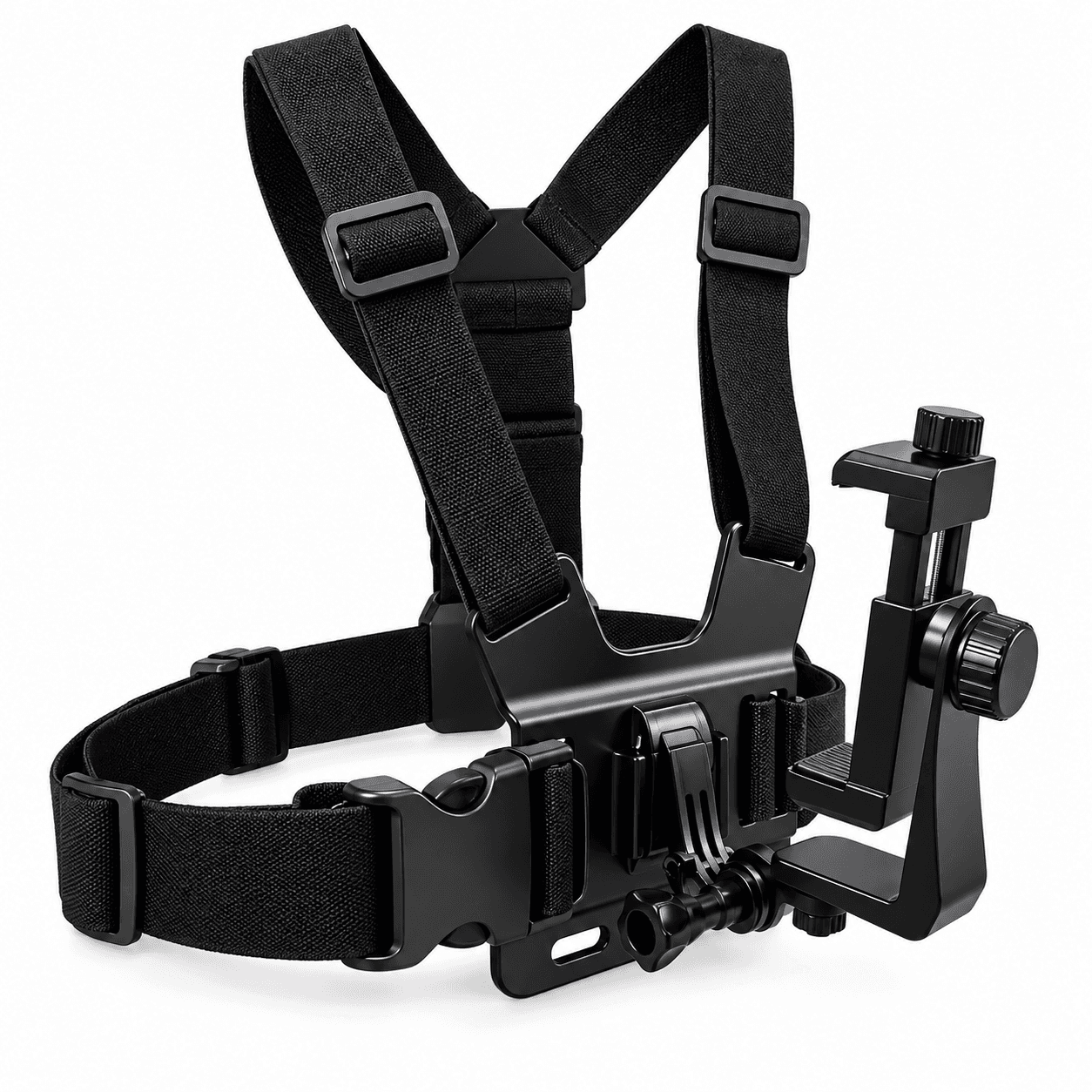 بند دور سینه گوشی موبایل و دوربین ورزشی مدل Mobile Mount