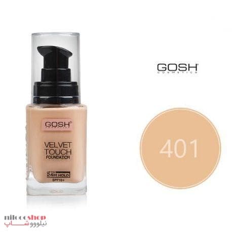 کرم پودر گاش مدل GOSH VELVET TOUCH کد 401 — تصویر ۲