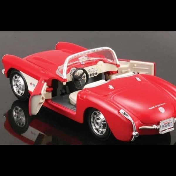 ماکت ساختنی ماشین فلزی 1:24 مایستو مدل Corvette 1957 — تصویر ۴
