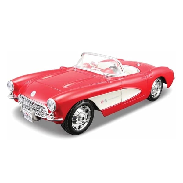 ماکت ساختنی ماشین فلزی 1:24 مایستو مدل Corvette 1957 — تصویر ۶