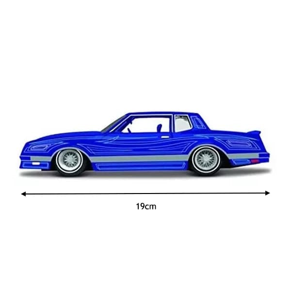 ماشین فلزی 1:24 مایستو مدل 1986 Chevrolet Monte Carlo SS سرمهای — تصویر ۲