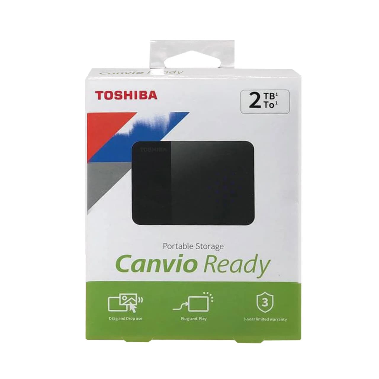 هارد اکسترنال Toshiba مدل Canvio Ready ظرفیت 2TB – مشکی — تصویر ۳