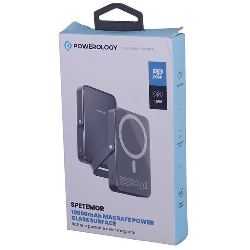 پاور بانک بی سیم فست شارژ پاورولوژی PPBCHA36 PD 20W ظرفیت 10000 میلی آمپر ساعت — تصویر ۶
