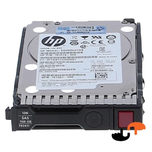 هارد سرور HP 900gb 12g 10k retail