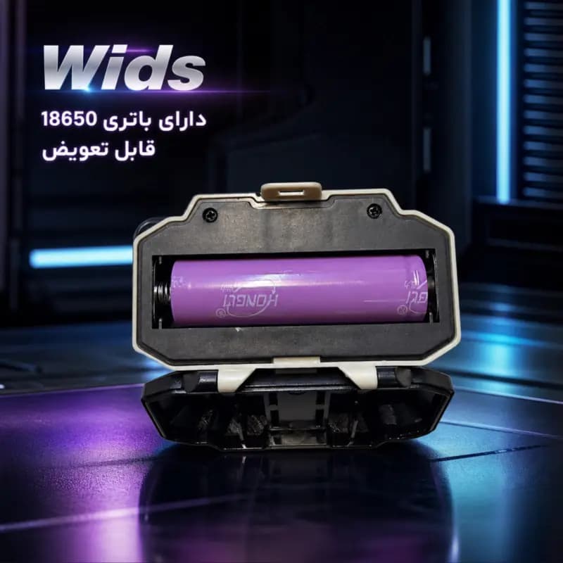 چراغ پیشانی-دوچرخه ویدز مدل HX-825XS — تصویر ۶