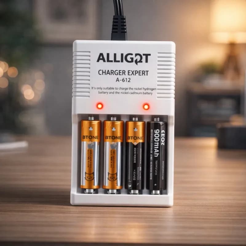شارژر باتری کتابی و قلم و نیم قلم آل لایت مدل A-612 — تصویر ۲