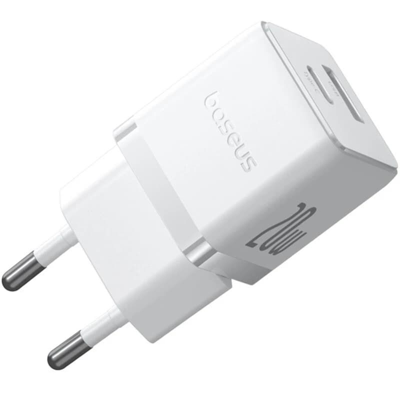 شارژر دیواری 20 وات باسئوس P10111608113 QC3.0 PD 3A + کابل تبدیل تایپ سی — تصویر ۵