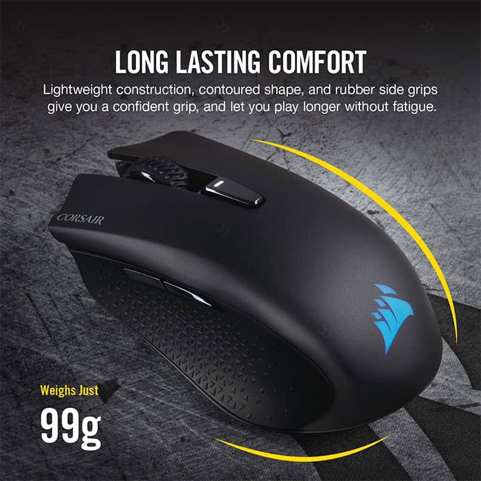 موس بی سیم گیمینگ کورسیر مدل Harpoon RGB — تصویر ۵