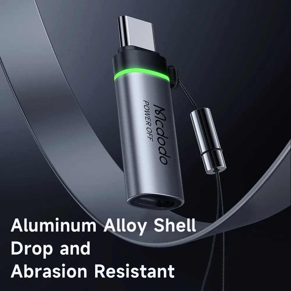 تبدیل Lightning به USB-C با قابلیت قطع کن اتومات برند Mcdodo مدل OT-6010 — تصویر ۸