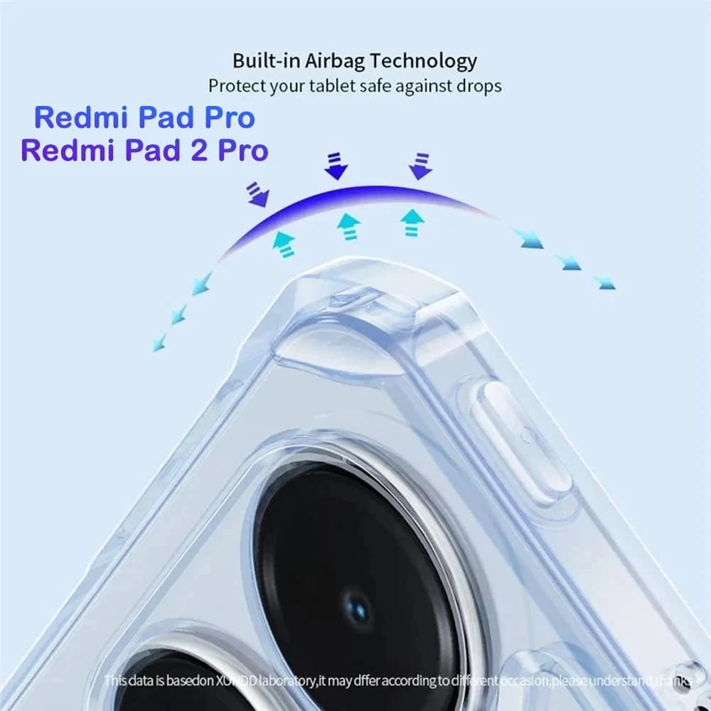 کریستال شیلد شفاف پایه دار تبلت Xiaomi Redmi Pad 2 Pro مارک XUNDD سری Beatle — تصویر ۷