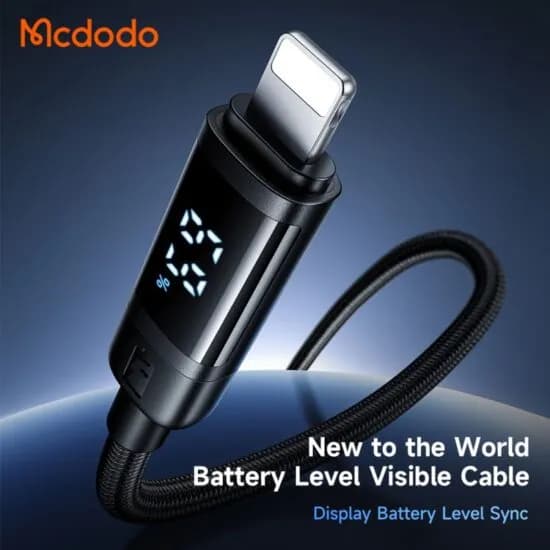 کابل لایتنینگ مک دودو Mcdodo CA-5000 طول 1.2 متر توان 12 وات — تصویر ۶