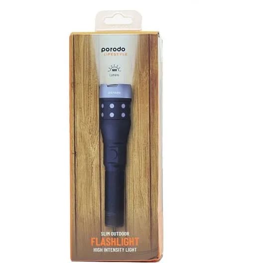 چراغ قوه پرودو PORODO SLIM OUTDOOR FLASHLIGHT LS18WFL برد 200 متر — تصویر ۴