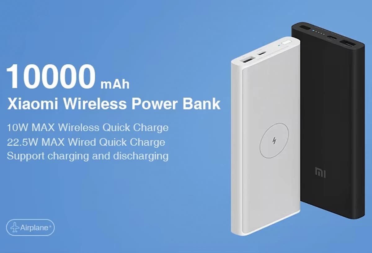 پاور بانک 10000 میلیآمپر 22.5وات شارژ وایرلس برند Xiaomi مدل WPB15PDZM — تصویر ۸