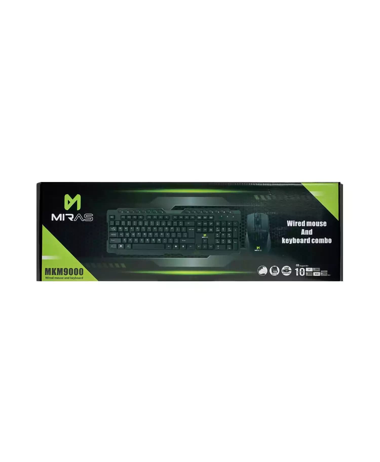 صفحه کلید و ماوس باسیم میراث مدل MK9000 — تصویر ۶