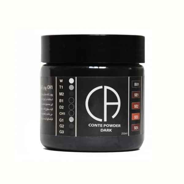 پودر کنته مشکی تیره کلارک Conte Powder Dark) CH1)